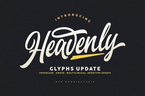 Heavenly Script Font