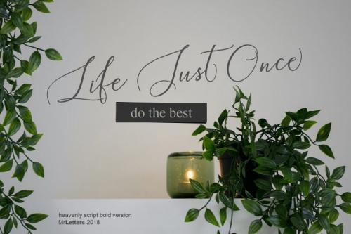 Heavenly Script Font