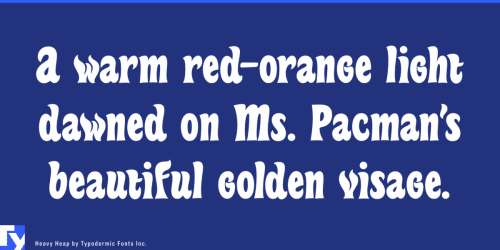 Heavy Heap Font Hot Wheel Font