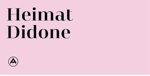 Heimat Didone Font