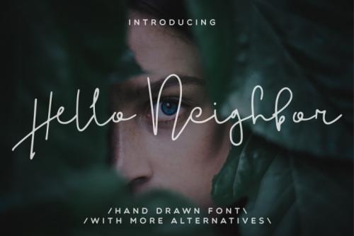 Hello Neighbor Script Font