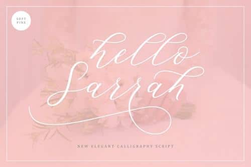 Hello Sarrah Script Font