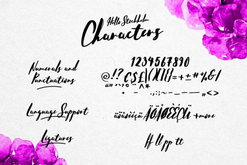 Hello Stockholm – Handmade Typeface