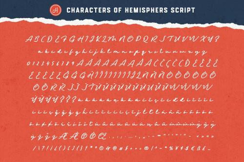 Hemisphers Script Font