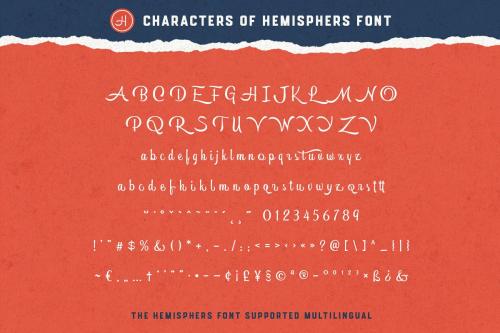 Hemisphers Script Font