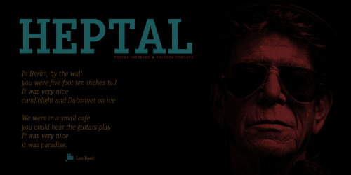 Heptal Book Font