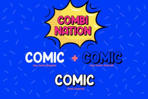 Hey Comic Display Font