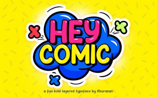 Hey Comic Display Font