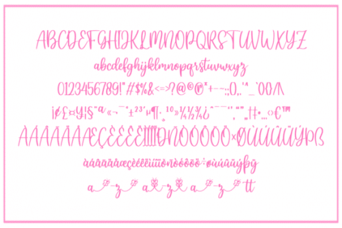 Hey butterfly Script Font