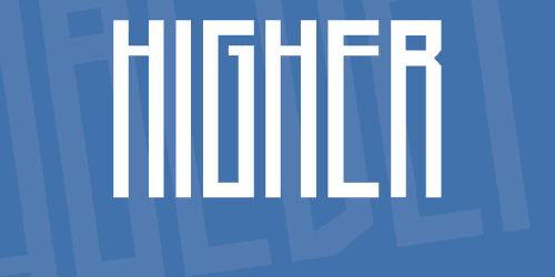 Higher Font