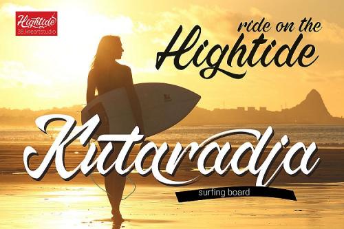 Hightide Calligraphy Font
