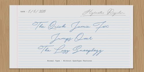 Hijrnotes Font