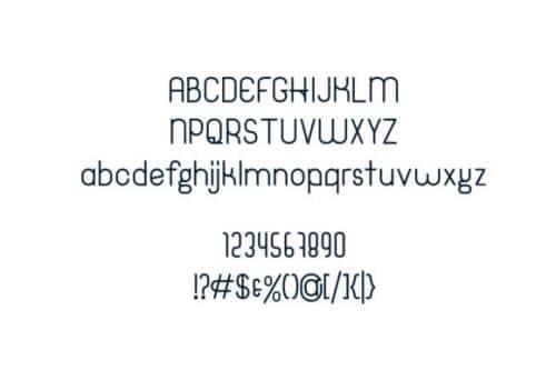 Hinge Sans Serif Font Family
