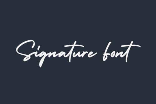 Holiday Bold Script Font