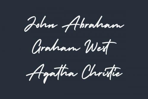 Holiday Bold Script Font