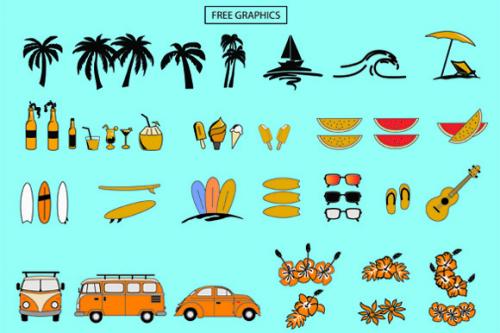 Holiday Summer Beach Font