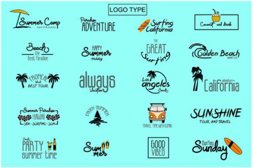 Holiday Summer Beach Font