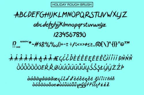 Holiday Summer Beach Font