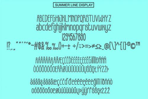 Holiday Summer Beach Font
