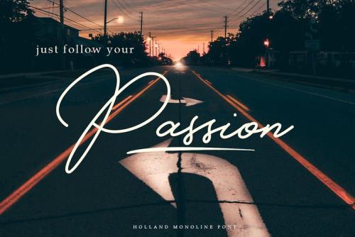 Holland Script Font