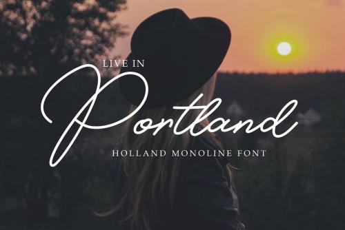 Holland Script Font
