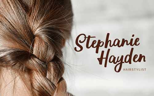 Homemade Script Font