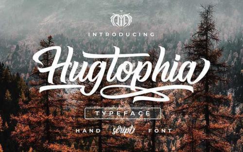 Hugtophia Script Font Free Download