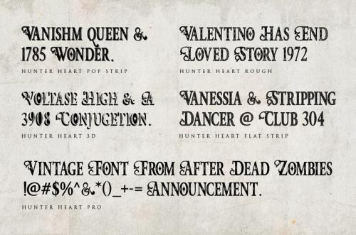 Hunter Heart Font