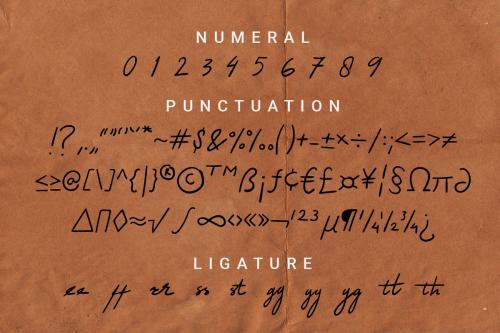 Husslee Break Handwritten Font