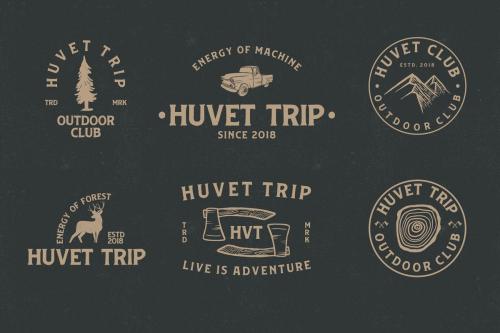 Huvet Vintage Font