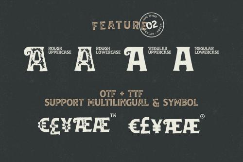 Huvet Vintage Font