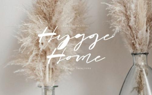 Hygge Home Brush Font