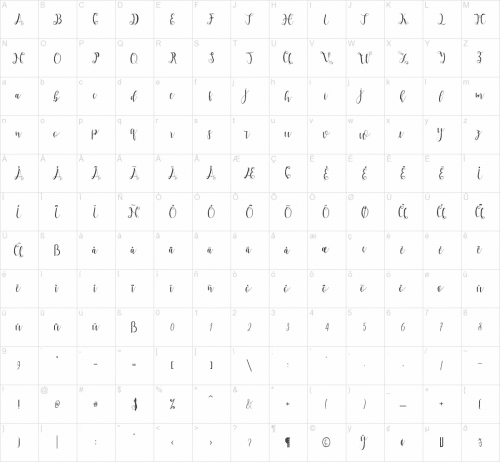Hypatia Calligraphy Font