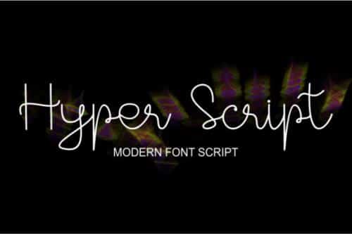 Hyper Script Font