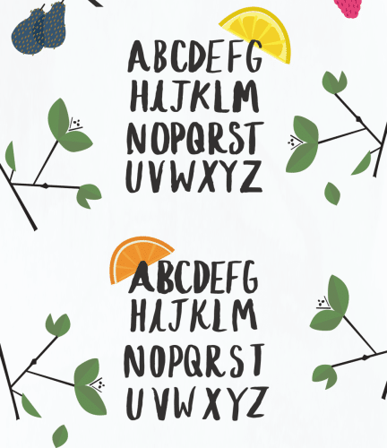 Iced Tea Font