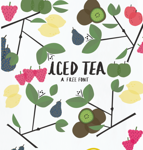 Iced Tea Font