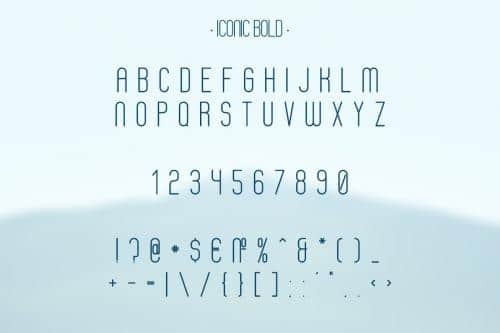 Iconic Font Family