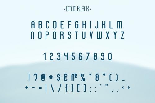 Iconic Font Family