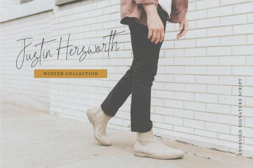 Indesign Signature Script Font