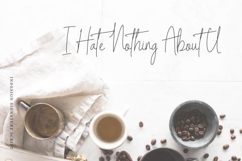 Indesign Signature Script Font