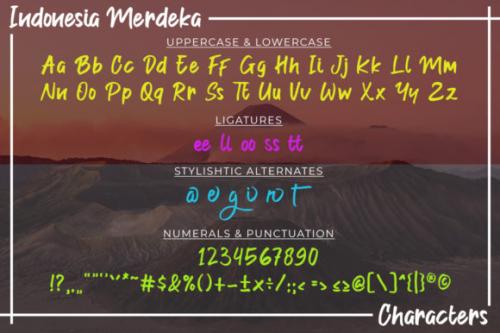 Indonesia Merdeka Font