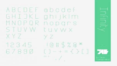 Infinity Font