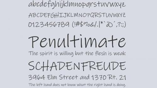 Ink Free Font