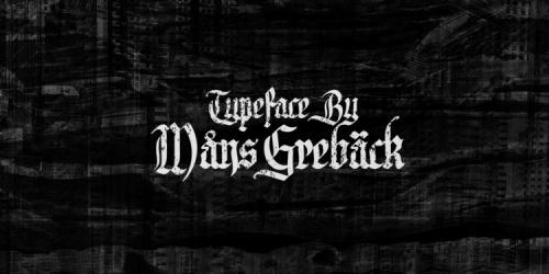 Inked Bones Blackletter Font