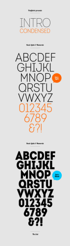 Intro Condensed Font