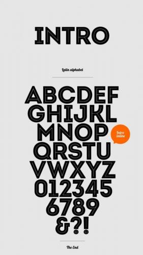 Intro Font