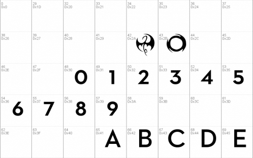 Iron Fist Font
