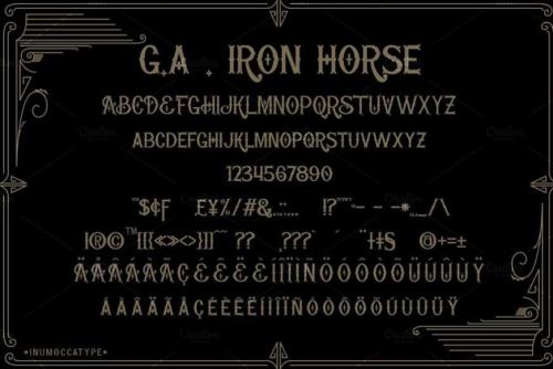 Iron Horse Font