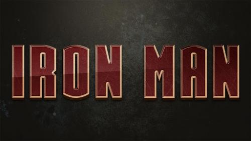 Iron Man Font