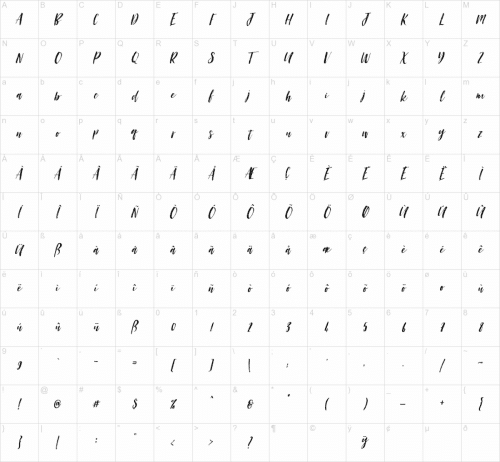 Island Style Brush Font